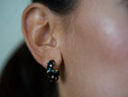 Midnight Zirconia Hoops