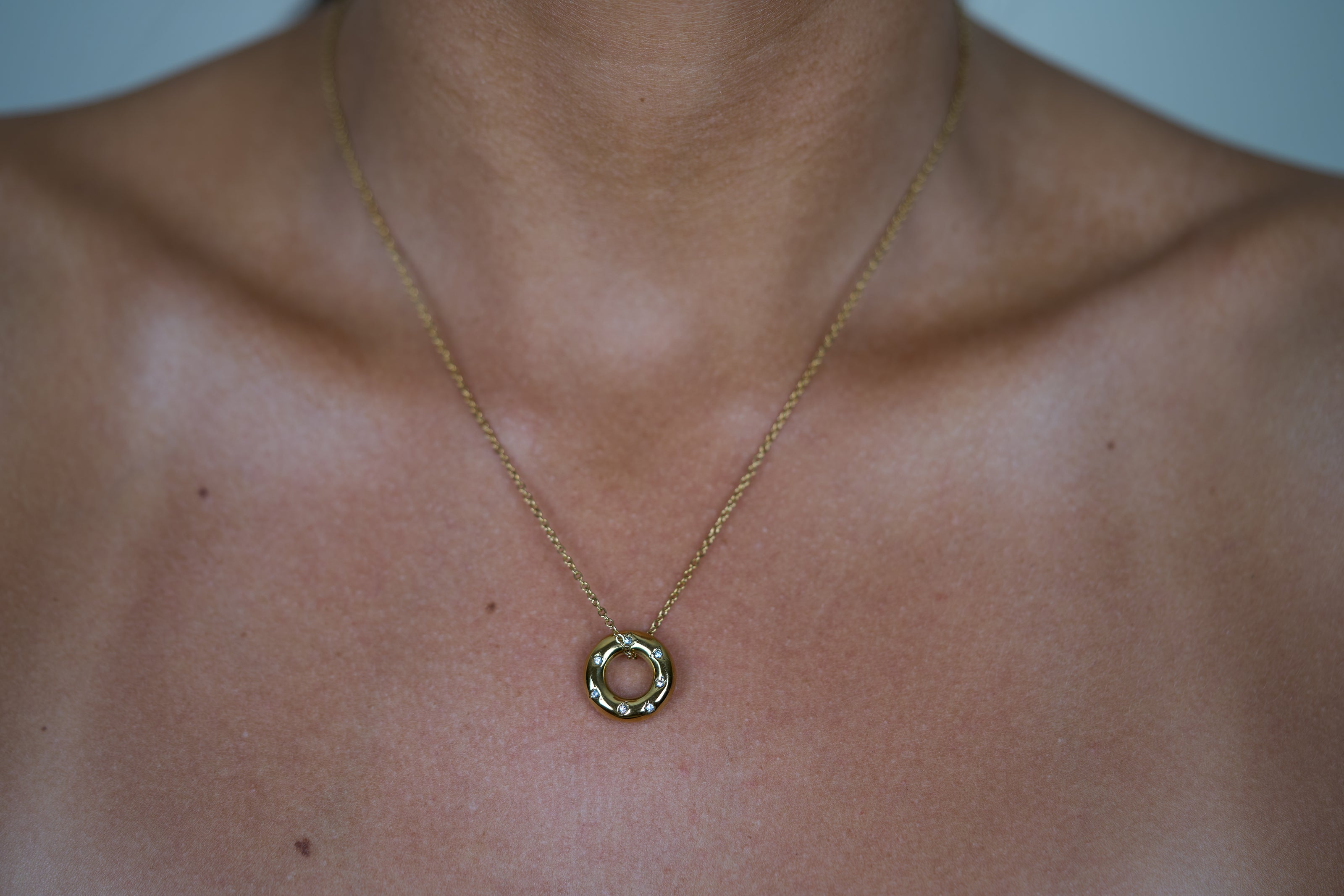 Halo Circle Necklace