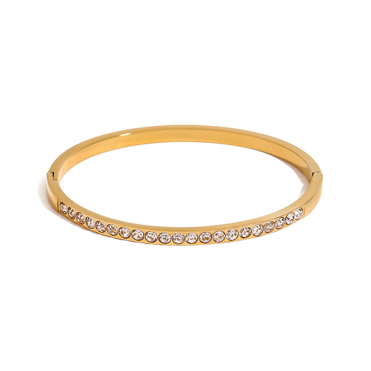 Slim Zirconia Bangle