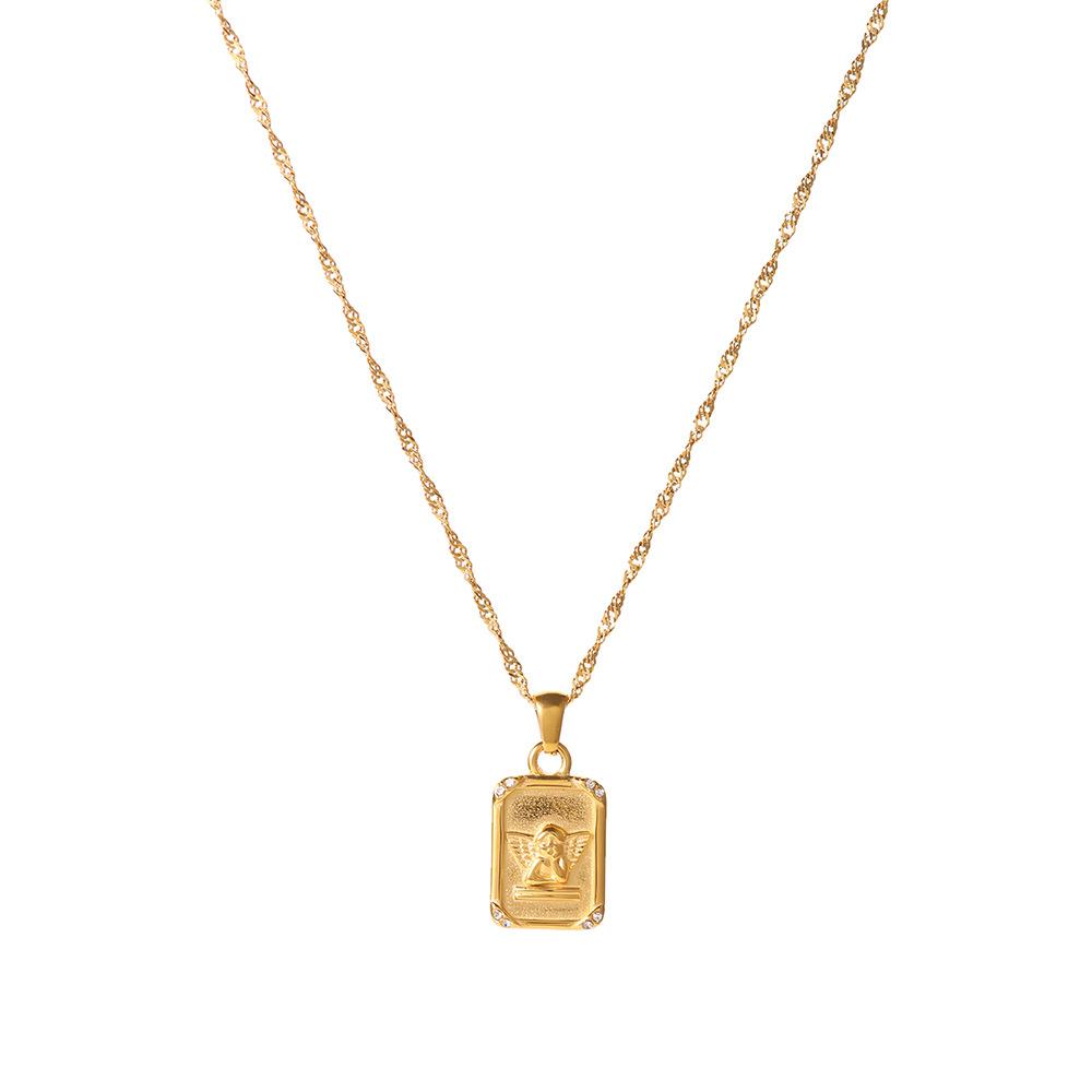 Angel Tag Necklace