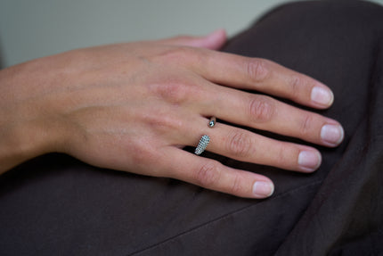 Crystal Curve Ring