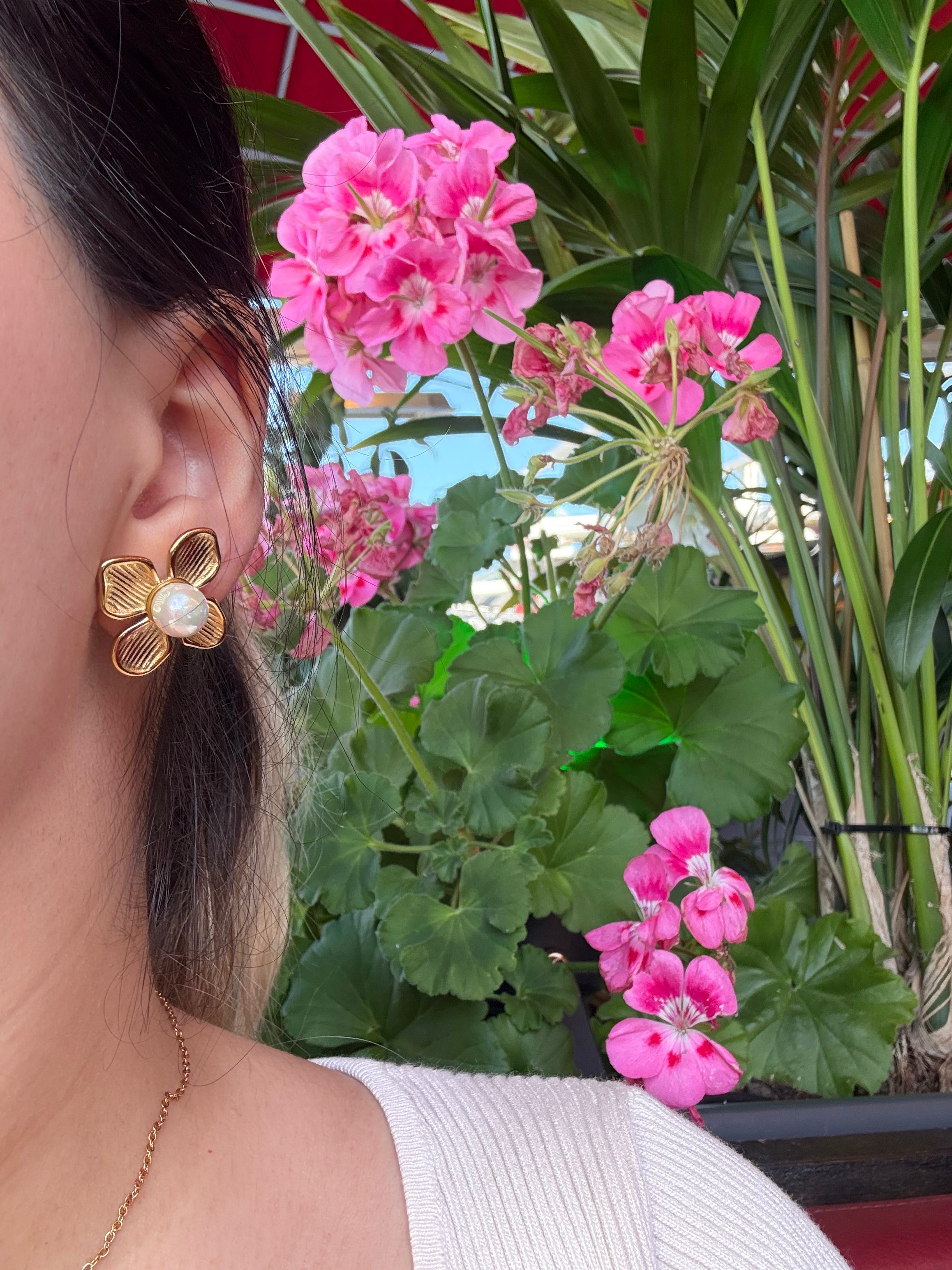 Pearl Bloom Studs